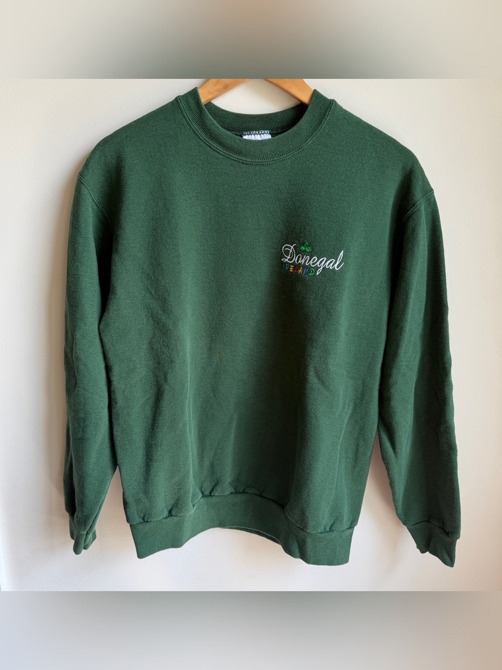 4/$20 Screen Stars Sweats Donegal Ireland Green Crewneck Sweatshirt M